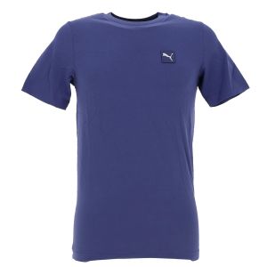 Puma Tee Shirt Manches Courtes Ess Elevated Tee Bleu Nuit