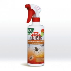 BSI STOP ARAIGNEES - Contre les araignées spray ultra efficace - Effet foudroyant 500ml Flacon de 500ml