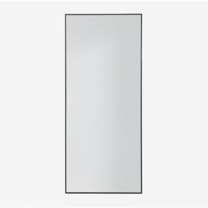 Miroir mural en aluminium (60x140 cm) Kaoze Noir