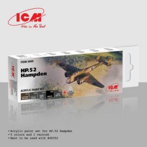 ICM Set de peinture acrylique : HP.52 Hampden
