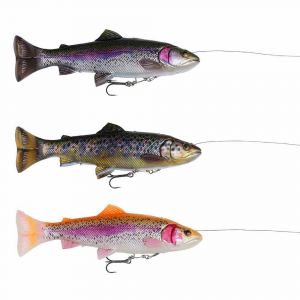Savage Gear SavageGear 4D Trout Pulse Tail Trout - 20cm 102g SS - Brown Trout