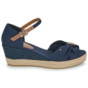 Tommy Hilfiger Femme Chaussures Semelles Compensées Espadrilles Talon Compensé, Bleu (Space Blue), 40