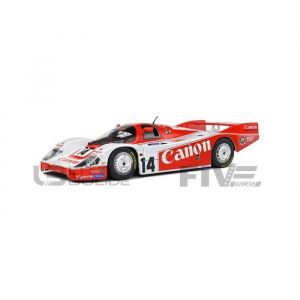 Solido Voiture Miniature de Collection 1/18 - PORSCHE 956 LH - Le Mans 1983 - Red / White