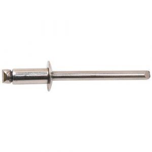 Degometal 100 Rivets aveugles standards Inox A2/Inox A2 Tête Ronde Standard 4X8 105 140 081