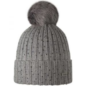 Barts Bonnet gris perle pompon imitation fourrure Modèle splendor j