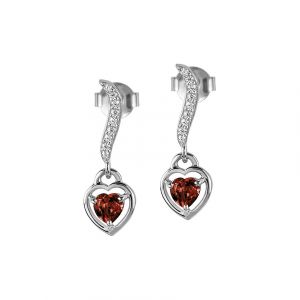 Jacques Lemans Boucles d'oreilles &agrave; fermoir &agrave; poussette SE-O120D 925 Argent