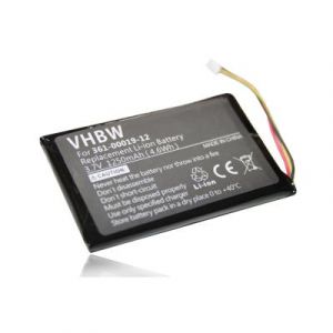 Vhbw Li-Ion batterie 1250mAh pour syst&egrave;me de navigation GPS Garmin N&uuml;vi 1300, 1350, 1350T, 1370, 1370T, 1390, 1390T, 1490