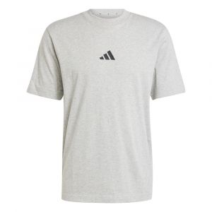 Adidas Essentials Small Logo T-shirt Hommes - Gris