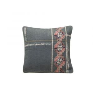 Housse de coussin en coton vert 40x40 cm