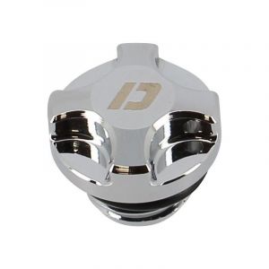 Bouchon d'huile chrome Doppler pour moteur AM6