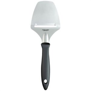 Fiskars Coupe-fromage avec Lame en Inox, plastique/inox, longueur : 21,5 cm, Essential, noir/argent&eacute;, 1065587