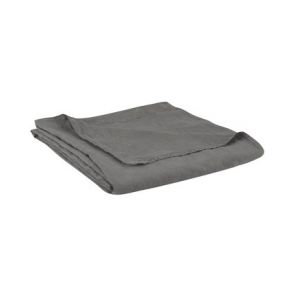 Blanc Cerise Drap plat en lin lavé - REVE DE LIN Gris