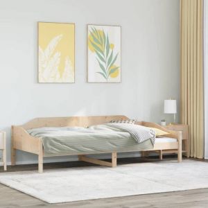 VidaXL Cadre de lit 80x200 cm Bois de pin massif, meuble de chambre à coucher, sommier, lit en bois, lit, lit simple, cadre de lit en bois massif