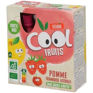 BabyBio Saco de frutas frescas ma&ccedil;&atilde; framboesa 4 unidades de 90g (Framboesa - Ma&ccedil;&atilde;)