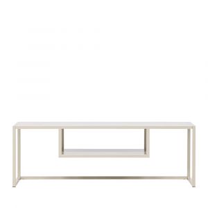 Venture Home - Meuble tv minimaliste en acier Riverside - Beige