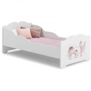 Lit enfant ANNA 140x70 Danseuse licorne avec matelas