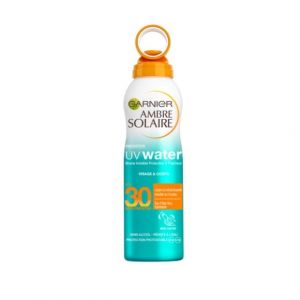 Image de Garnier Crème Solaire Water Mist Ae200 Ip50 Ambre Solaire - Le Spray De 200ml