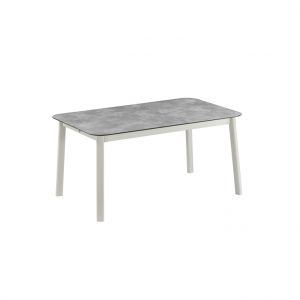 Lafuma Table Oron HPL ciment tube sable Mobilier - 77 x 100 x 154 cm