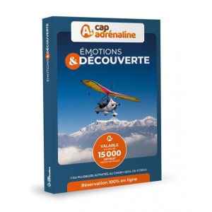 Coffret cadeau Cap Adr&eacute;naline Emotions & D&eacute;couverte