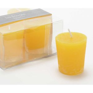 Image de Amadeus Lot de 4 bougies Votive 4,3 x 4,7 cm moutarde