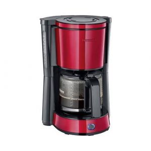 Severin Cafetière electrique, Red Painted Stainless-Steel/Black