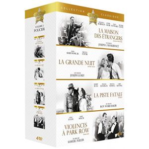 Policier Coffret : La Maison des Etrangers, La Grande Nuit, La Piste Fatale, Violences &agrave; Park Row