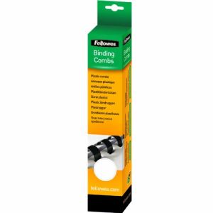 Fellowes 100 reliures à anneaux plastiques pour format A4 (diamètre 8 mm)