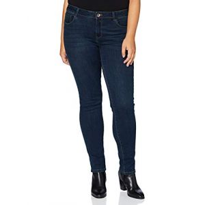 Morgan Jeans slim taille standard &agrave; poches POM DARK BLUE T38