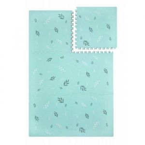 Tapis De Jeu Enfant Puzzle Feuilles Vertes
