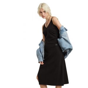 G-Star Raw Pour femme. Robe spaghetti noire