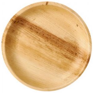Pap Star PAPSTAR Assiette feuille de palmier -pure-, rond, 150 mm 0,000000 Noir