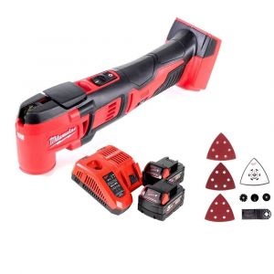 Milwaukee M18 BMT502C Outil multifonction sans fil 18V (4933446203) 2x Batteries 5.0Ah Chargeur