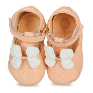 Easy Peasy Chaussons enfant MY LILLYP PAPILLON VOLANT Orange - Taille 19,20,21,22,23