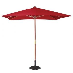 Image de Bolero Parasol carré 2,5m rouge