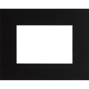 Brio Passe-partout noir 24x30 cm ouverture 18x24 cm - Ceanothe, fabriqué en France