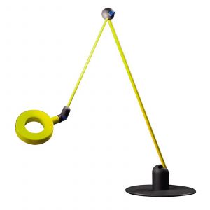Martinelli luce Lampe de table L'amica LED jaune/vert en métal