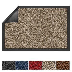 Karat - Paillasson d'entrée sky Performa Noir-Ocre 40 x 60 cm