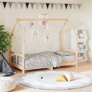 VidaXL Cadre de lit pour enfant 80x160 cm bois de pin massif
