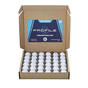Wilson Amazon Exclusive Balles de Golf Prime Distance Profile Paquet de 36 Blanc WGWR76000