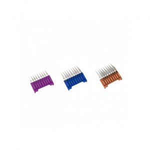 Moser Jeu de contre peignes en acier pour tondeuses 1400, Rex, Arco - Lot de 6mm, 10mm et 13mm