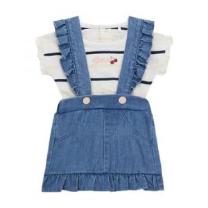 Guess Ensembles enfant BODY+DENIM Bleu - Taille 3 / 6 mois,6 / 9 mois,1 an,2 ans