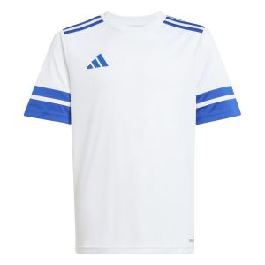 Adidas Maillot Squadra 25 - Blanc/bleu Enfant, pointure 116 cm - ['Blanc'] - Taille 116 cm