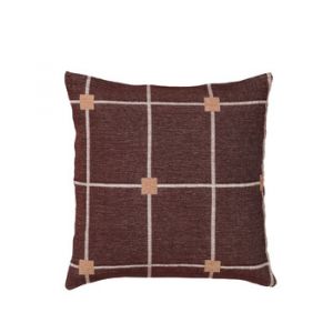 Broste Copenhagen Housses de coussins TILA Marron - Taille 50x50 cm