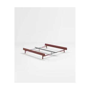 Sommier extensible en acier rose 90-180cm sans lattes - Moebe