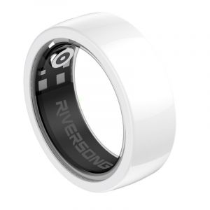 Bague connectée trinity sr01 blanc taille 8 diamètre 18mm - riversong