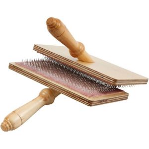 Image de Creotime Brosse à carder - 20 x 11 cm - 1 paire