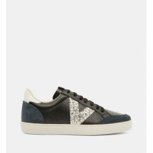 Victoria Baskets basses bi-mati&egrave;re Noir - Couleur Noir - Taille 37