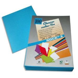 Rainex 100 chemises dossiers Rock's 220g (24 x 32 cm)