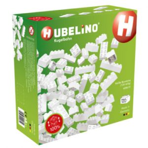 Hubelino Briques enfant blanches 120 pièces