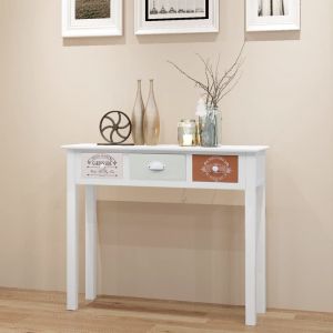 Image de VidaXL Table console en style français Bois